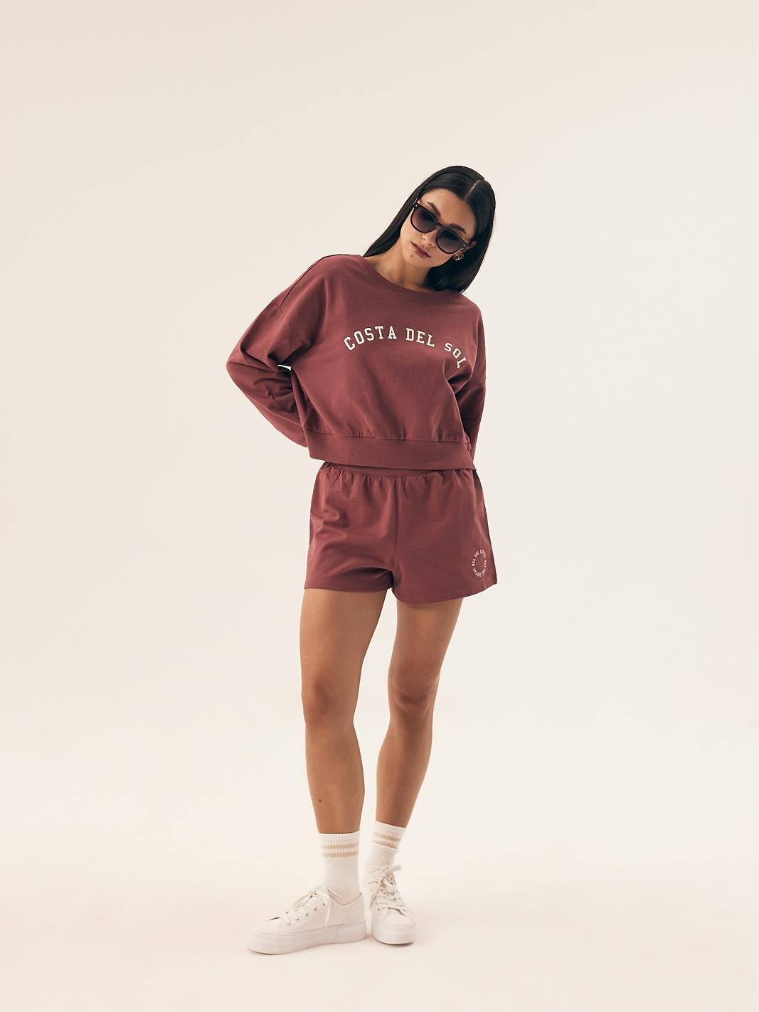 7-Piżama Henderson Ladies 42772 Nimes dł/r S-XL maroon-7