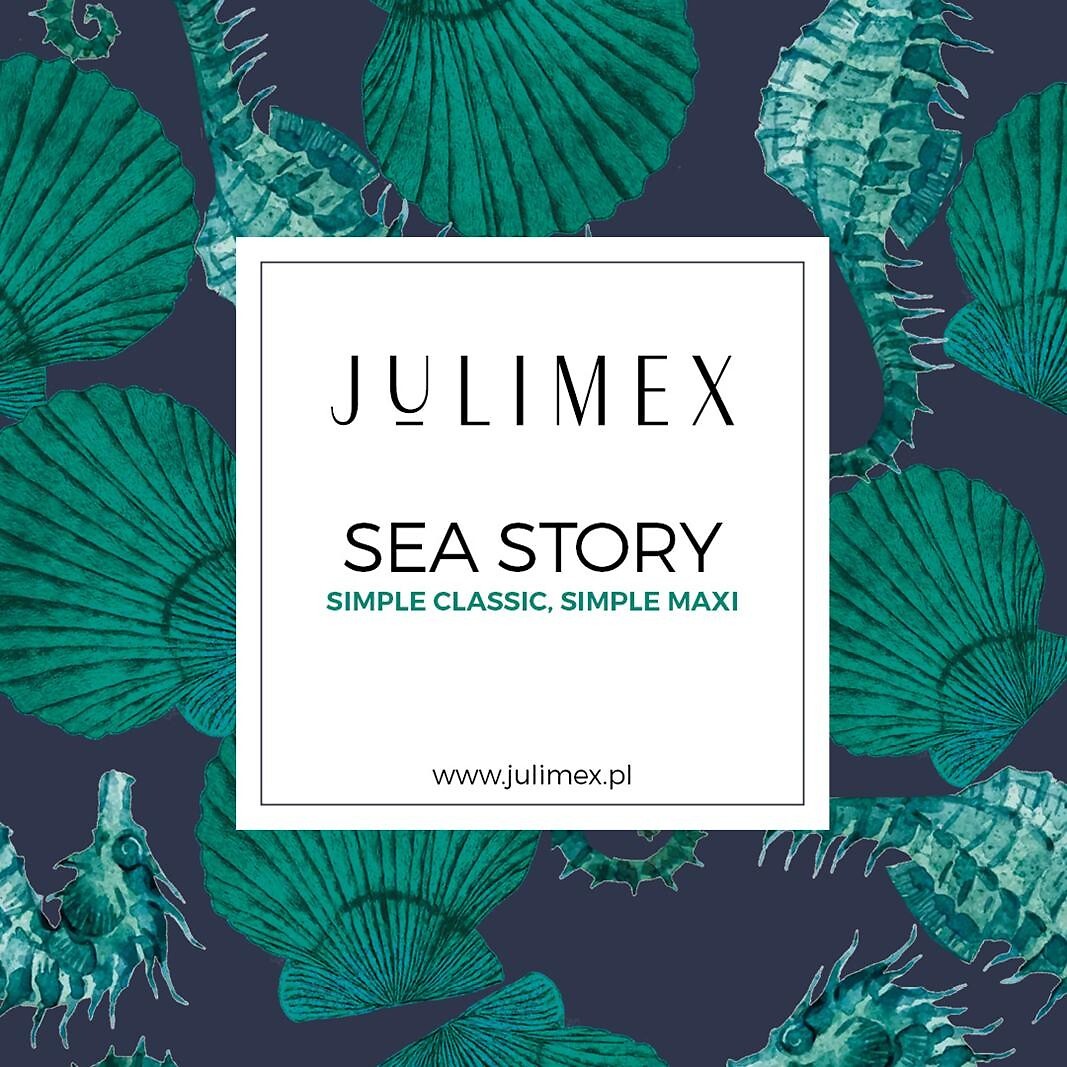 5-Figi Julimex Sea Story Simple Classic S-XL zielony-granatowy-5