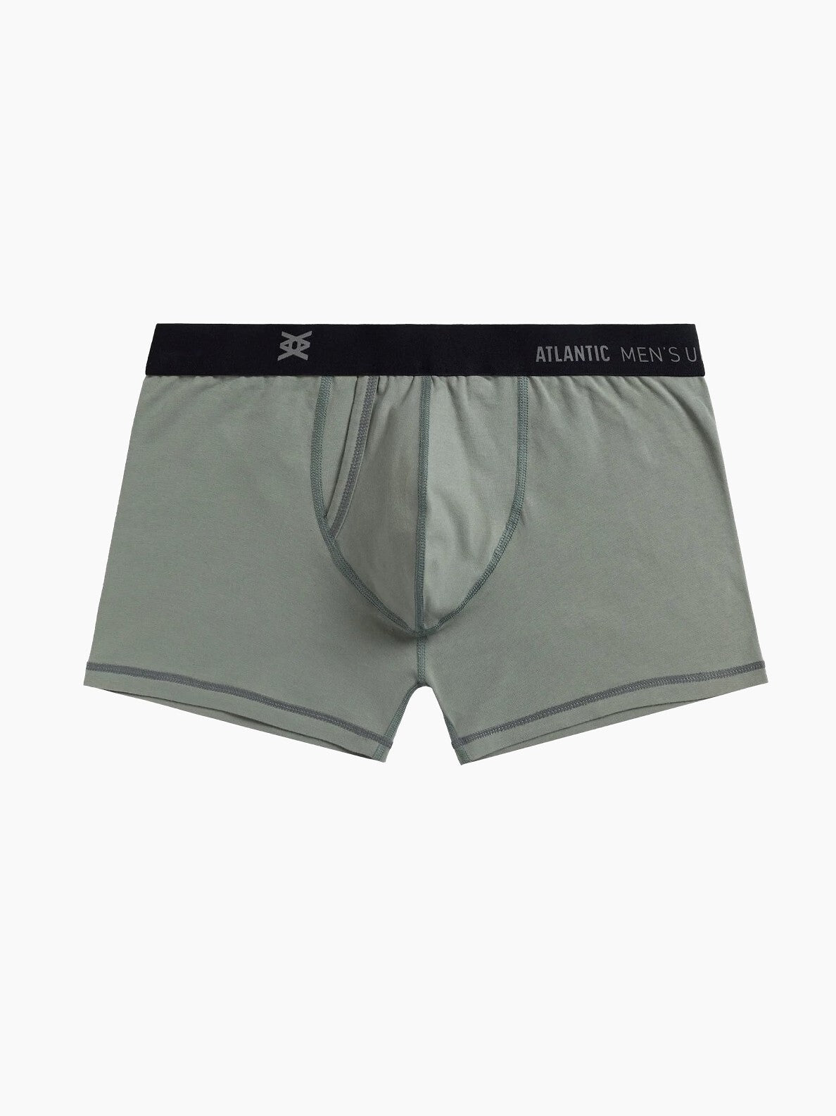 Boxer uomo in cotone elasticizzato con apertura laterale - MH-186 - Kaki - Lullaby Lingerie