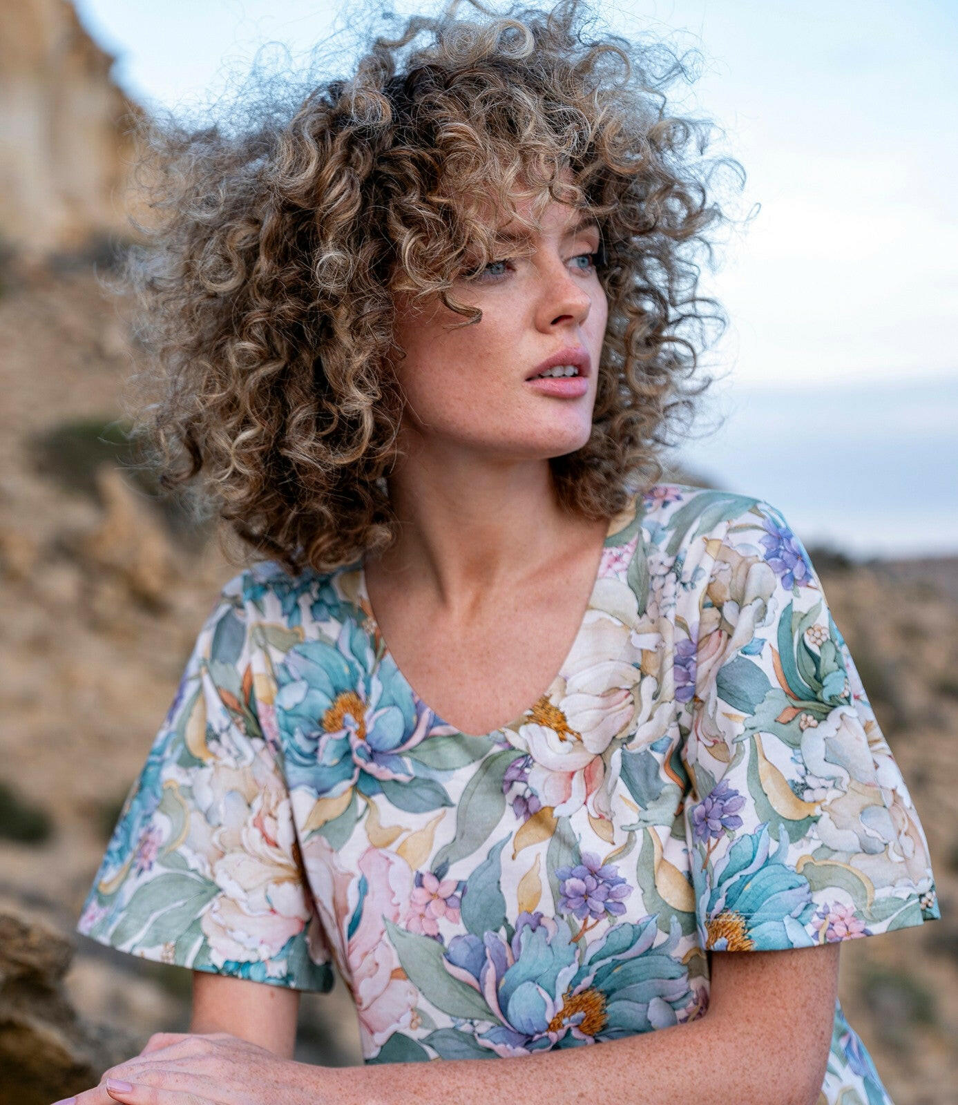Camicia da notte in 100% cotone - PEONIE - 266 - Lullaby Lingerie