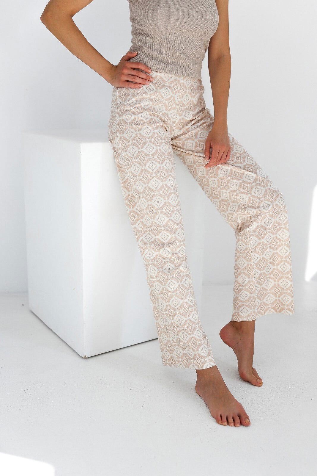 Pigiama da donna estivo - NATURAL - Francesca - Lullaby Lingerie