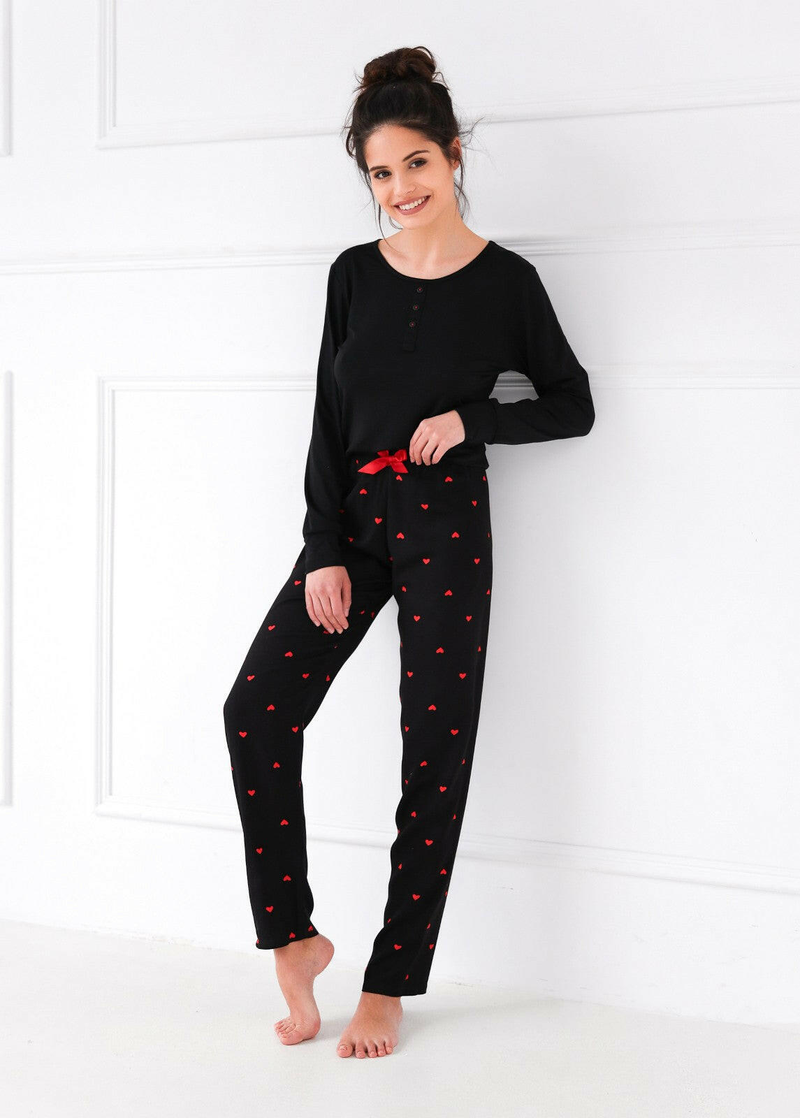 Pigiama da donna in viscosa - LOVE - Lullaby Lingerie