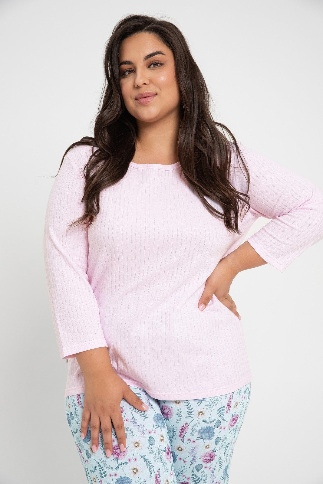 Pigiama donna in puro cotone - Amora - Plus sizes - Lullaby Lingerie