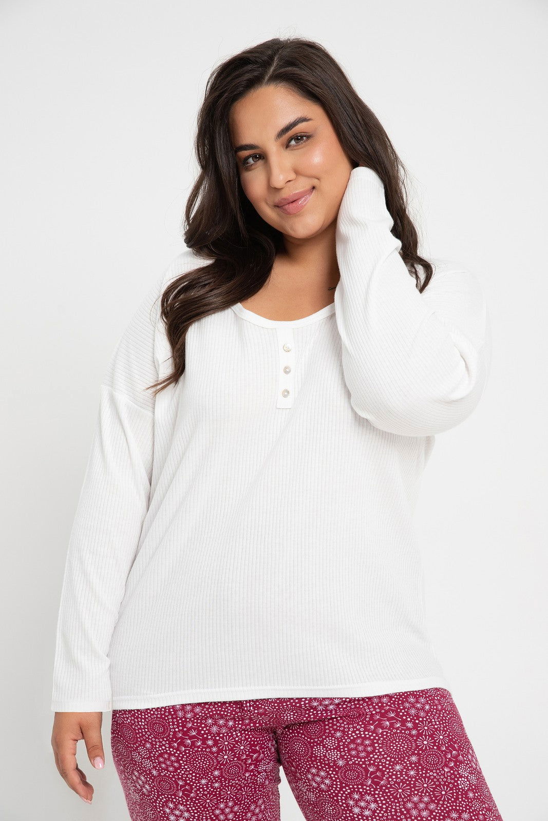 Pigiama estivo da donna in puro cotone - Estella - plus sizes - Lullaby Lingerie