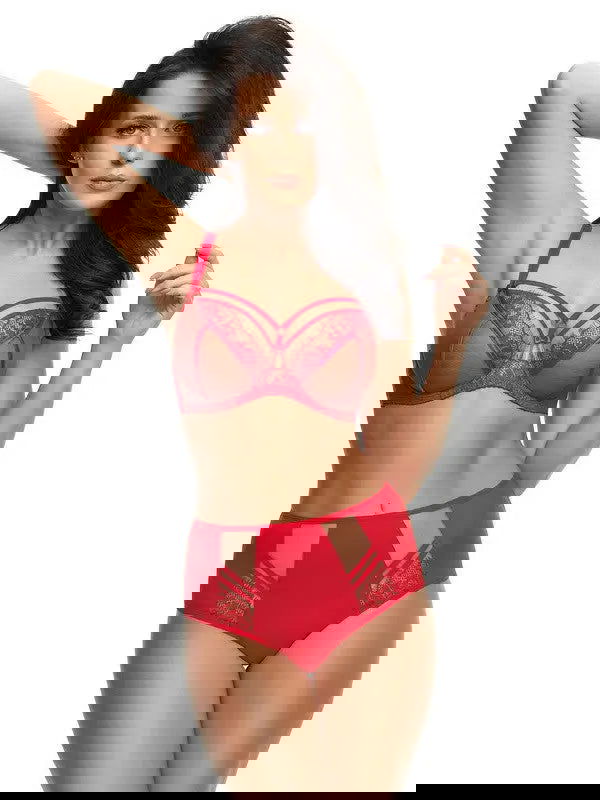 Reggiseno con ferretto non imbottito - Paradise - Rosso - K496 - lullabylingerie.com - Lullaby Lingerie