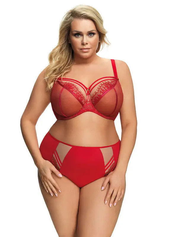 Reggiseno con ferretto non imbottito - Paradise - Rosso - K496 - lullabylingerie.com - Lullaby Lingerie