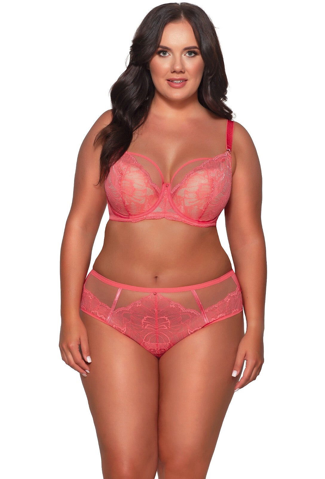 Reggiseno semi-soft con ferretto - CORAL - coppe differenziate C - D - E - F - G - H - Lullaby Lingerie
