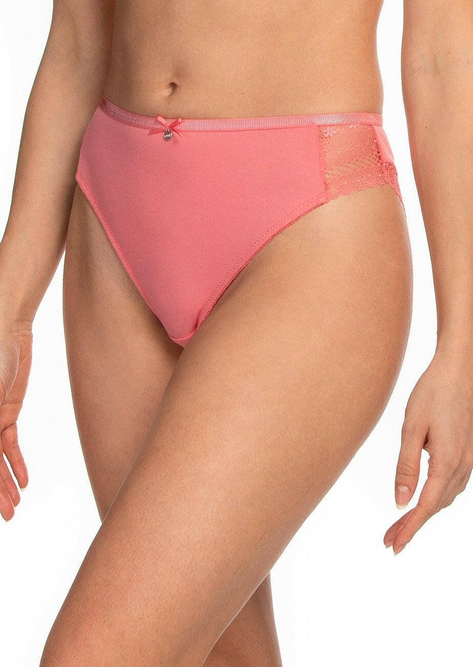 Slip da donna in cotone elasticizzato - pack da 2 pezzi - L-1474 - Lullaby Lingerie