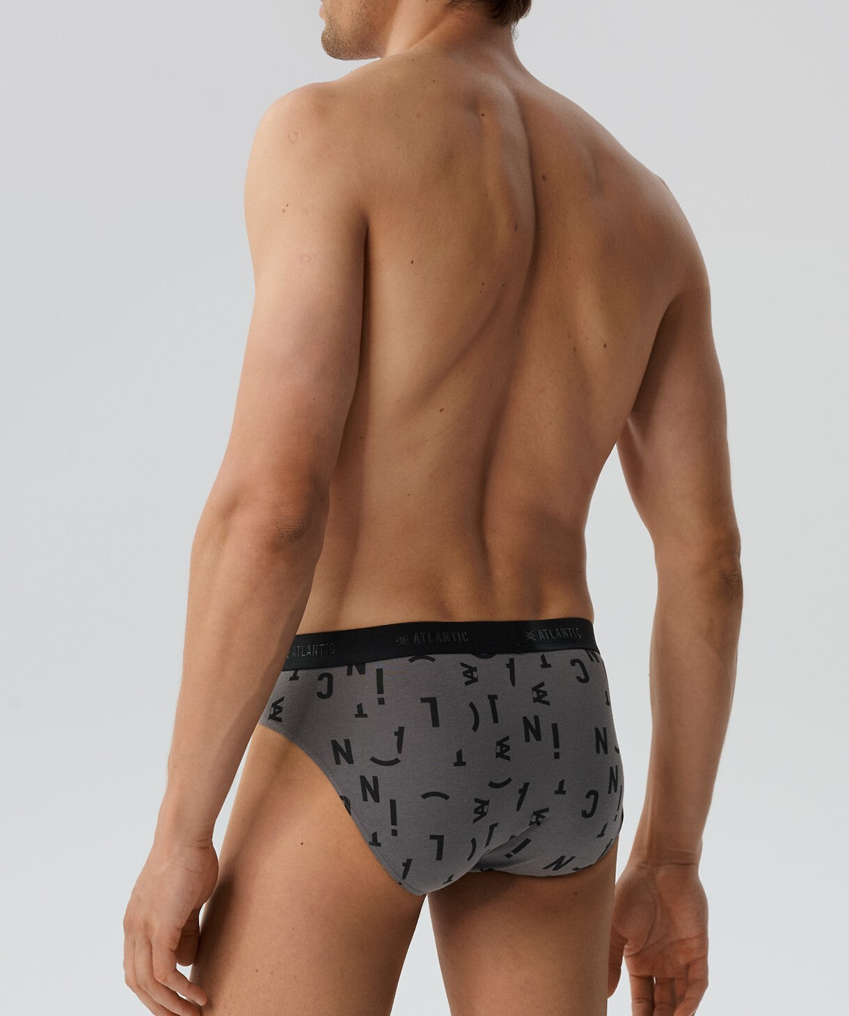 Slip da uomo in cotone elasticizzato - 3MP-161 - pack da 3 pezzi - Verde - Lullaby Lingerie