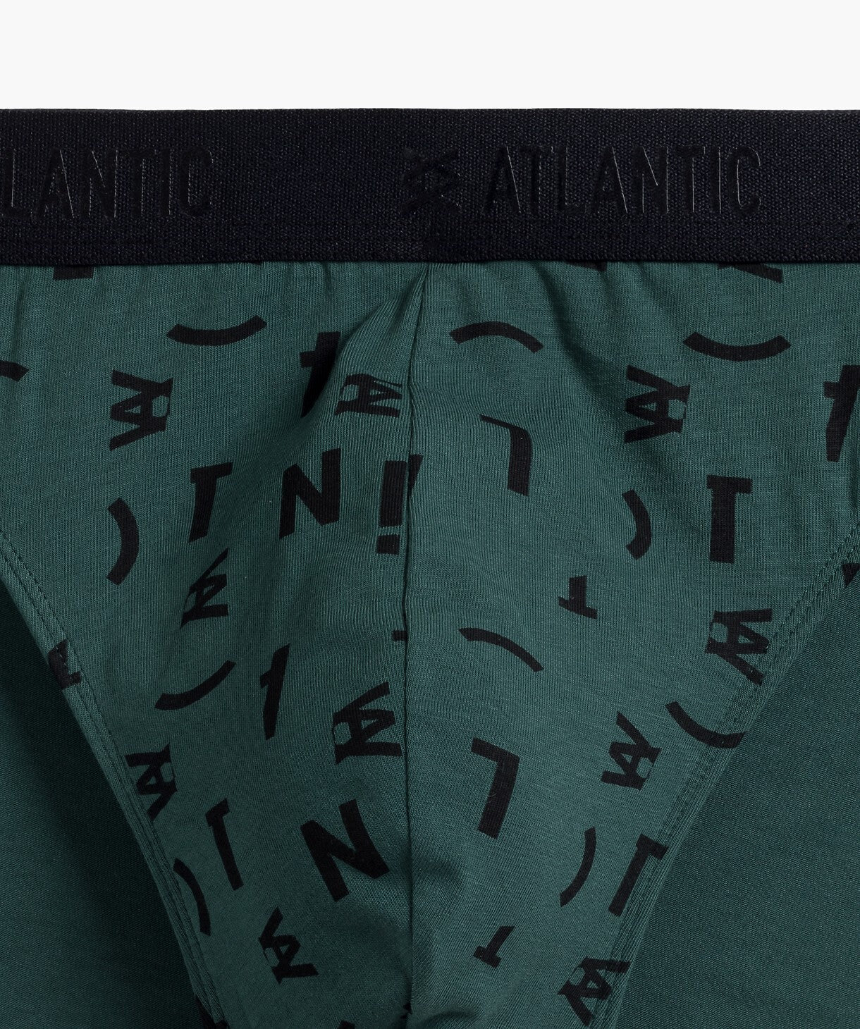 Slip da uomo in cotone elasticizzato - 3MP-161 - pack da 3 pezzi - Verde - Lullaby Lingerie