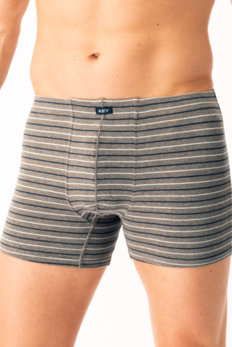 Boxer uomo in cotone elasticizzato a righe mxh 311