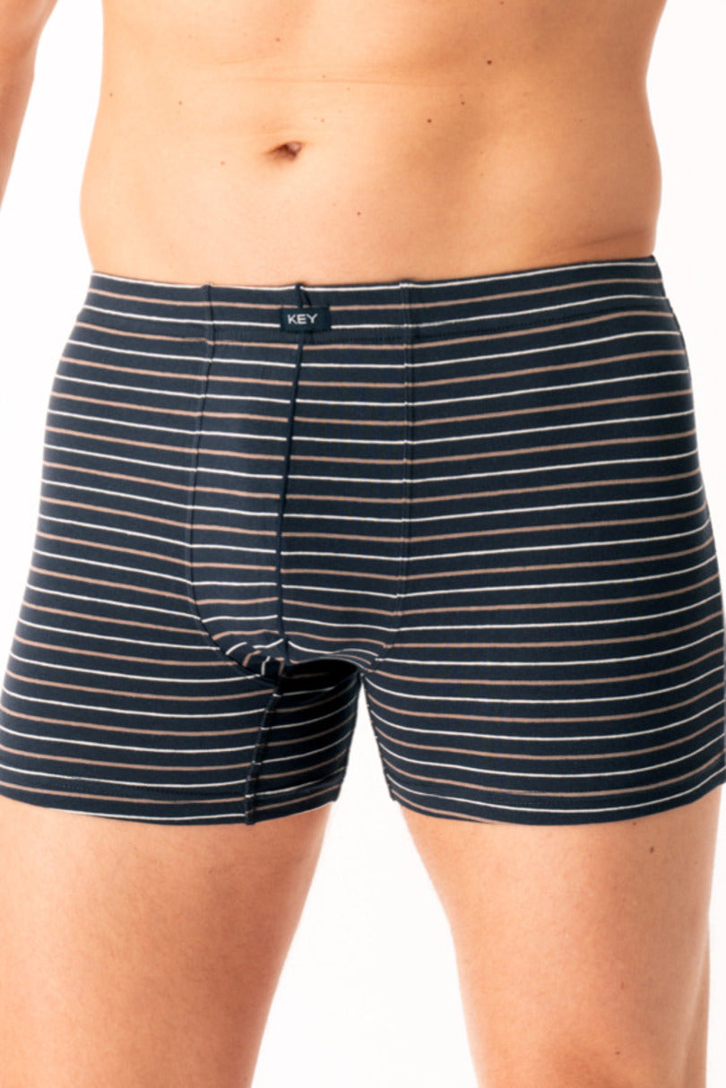 Boxer uomo in cotone elasticizzato a righe mxh 311