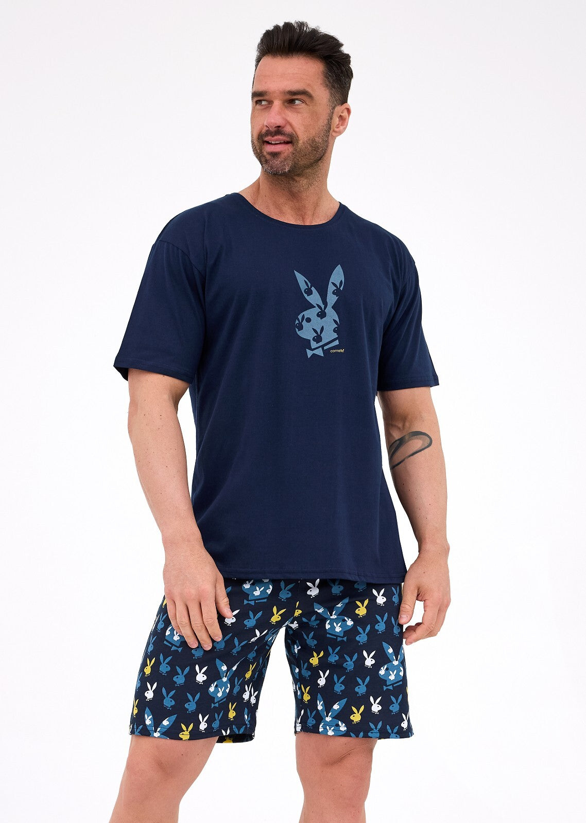 Bunnies | pigiama corto da uomo in cotone - 326/318