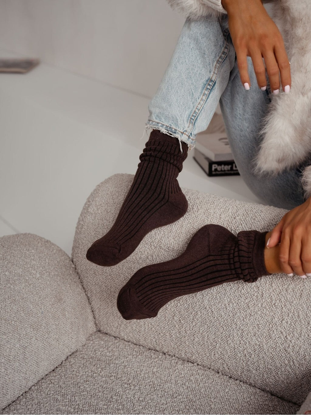 Calze corte da donna realizzate in cotone di alta qualità