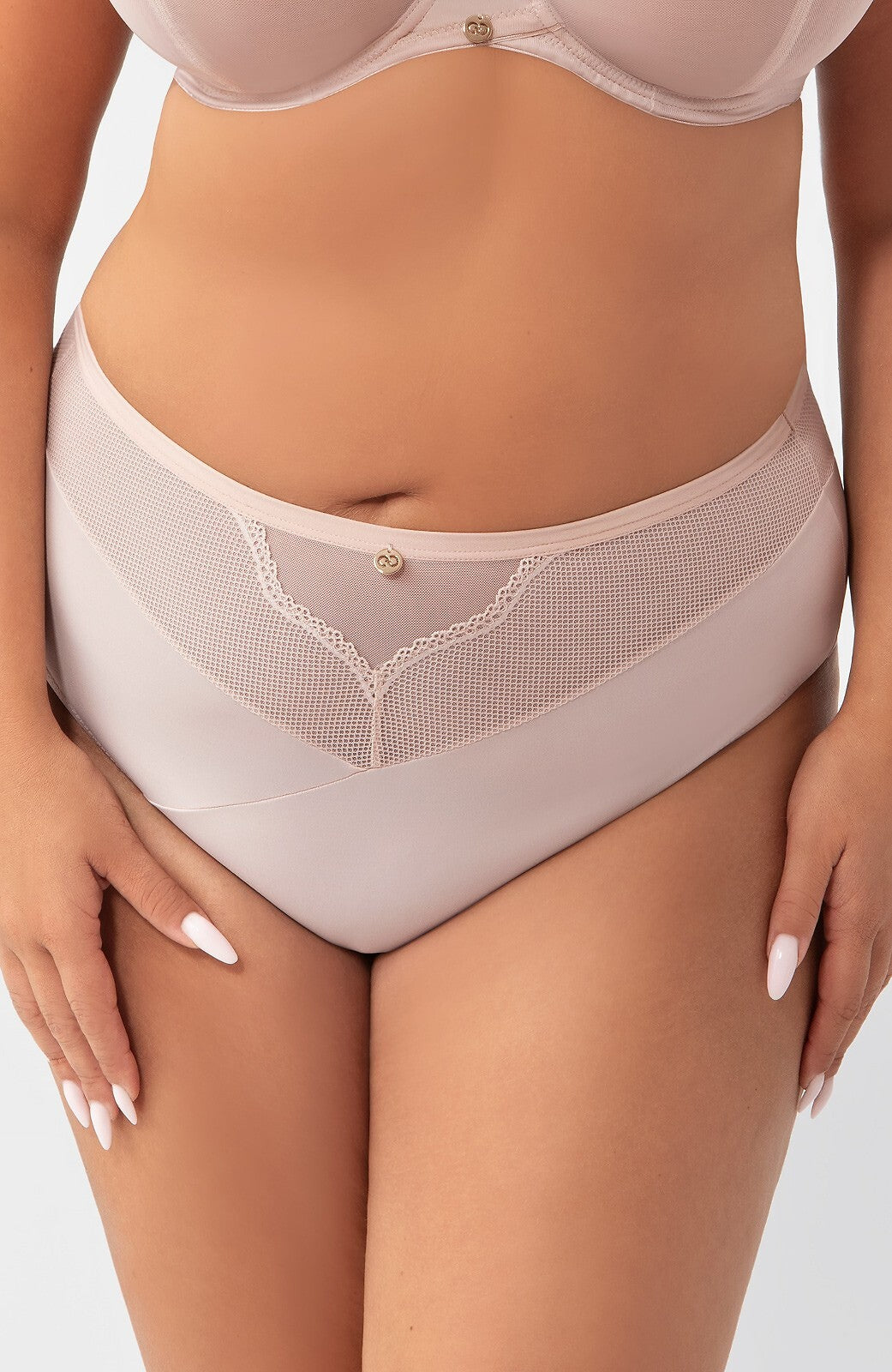 Slip da donna a vita alta - ida - beige