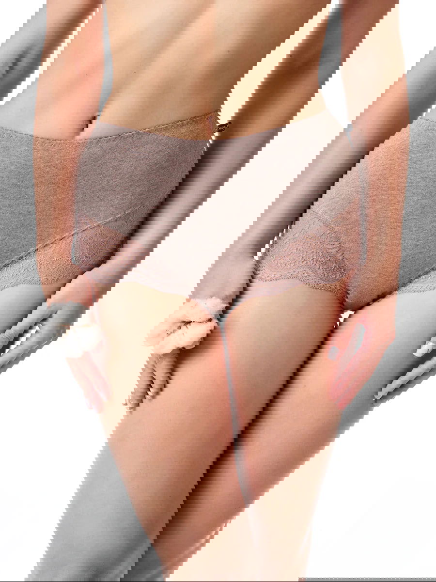 Slip da donna a vita alta in cotone elasticizzato | pack