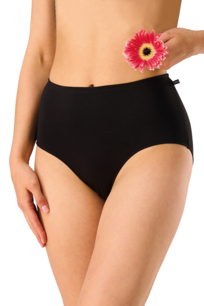 Slip donna in bambù elasticizzato a vita alta natural