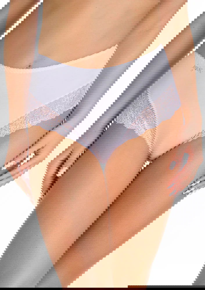 Slip da donna a vita alta in cotone elasticizzato | pack