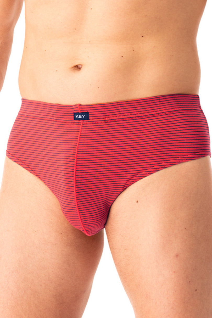 Slip uomo in cotone elasticizzato a righe pack da 2 pezzi