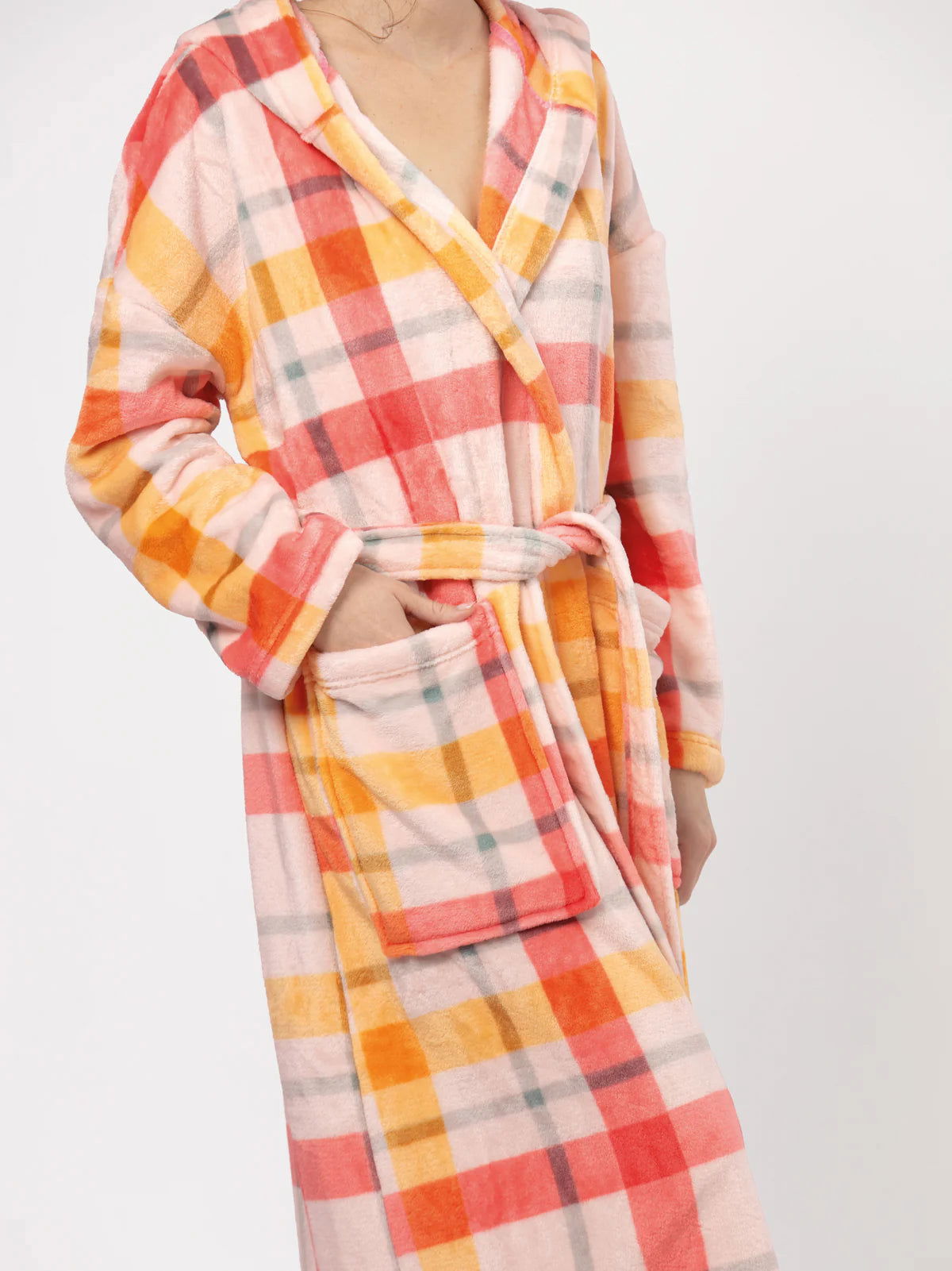 Vestaglia da camera lunga donna in tessuto super morbido