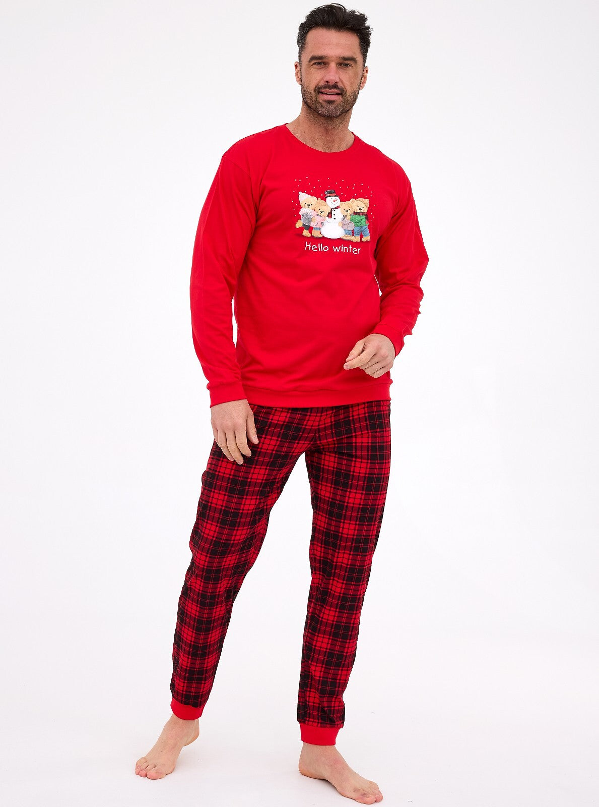 Winter | pigiama da uomo in cotone - collezione natale