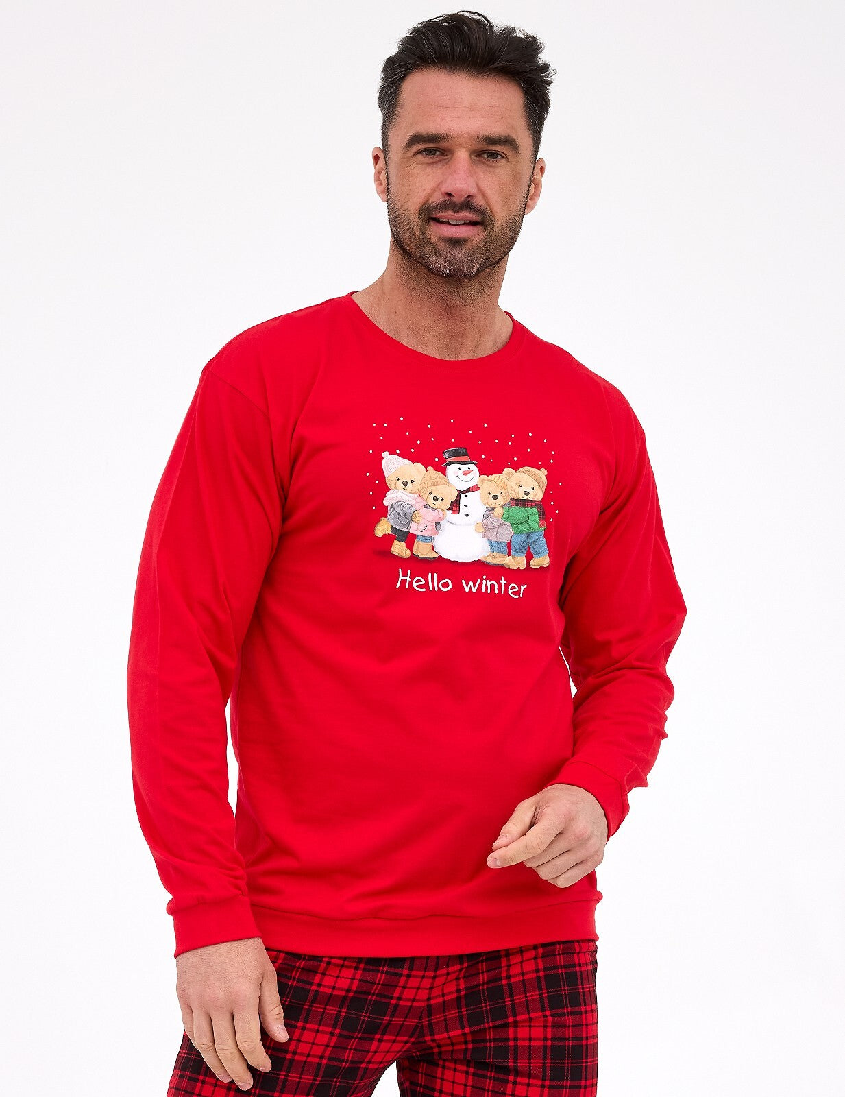 Winter | pigiama da uomo in cotone - collezione natale