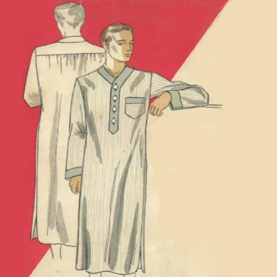 La camicia da notte da uomo