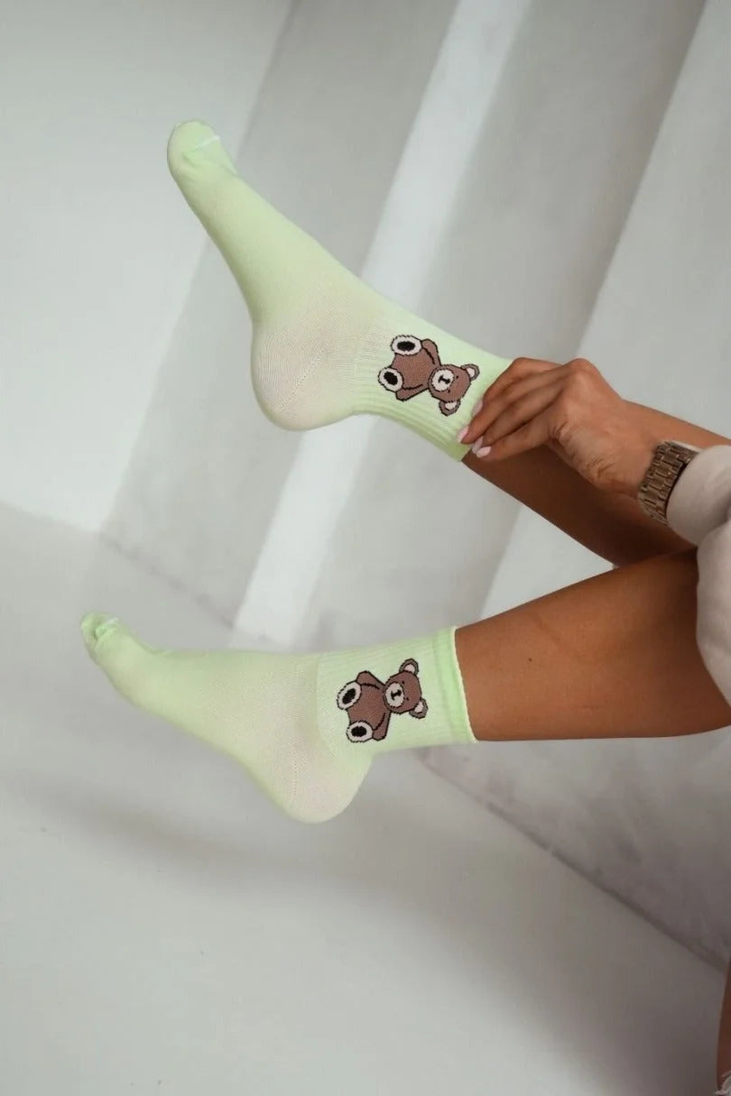 0200.008 - calze corte donna in cotone elasticizzato