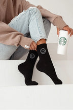 0200.121 - calza donna corta in cotone elasticizzato - smile