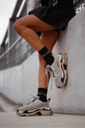 0200.125 - calze corte da donna in cotone elasticizzato