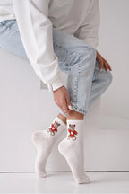 0200.144 - calza corta donna in cotone elasticizzato