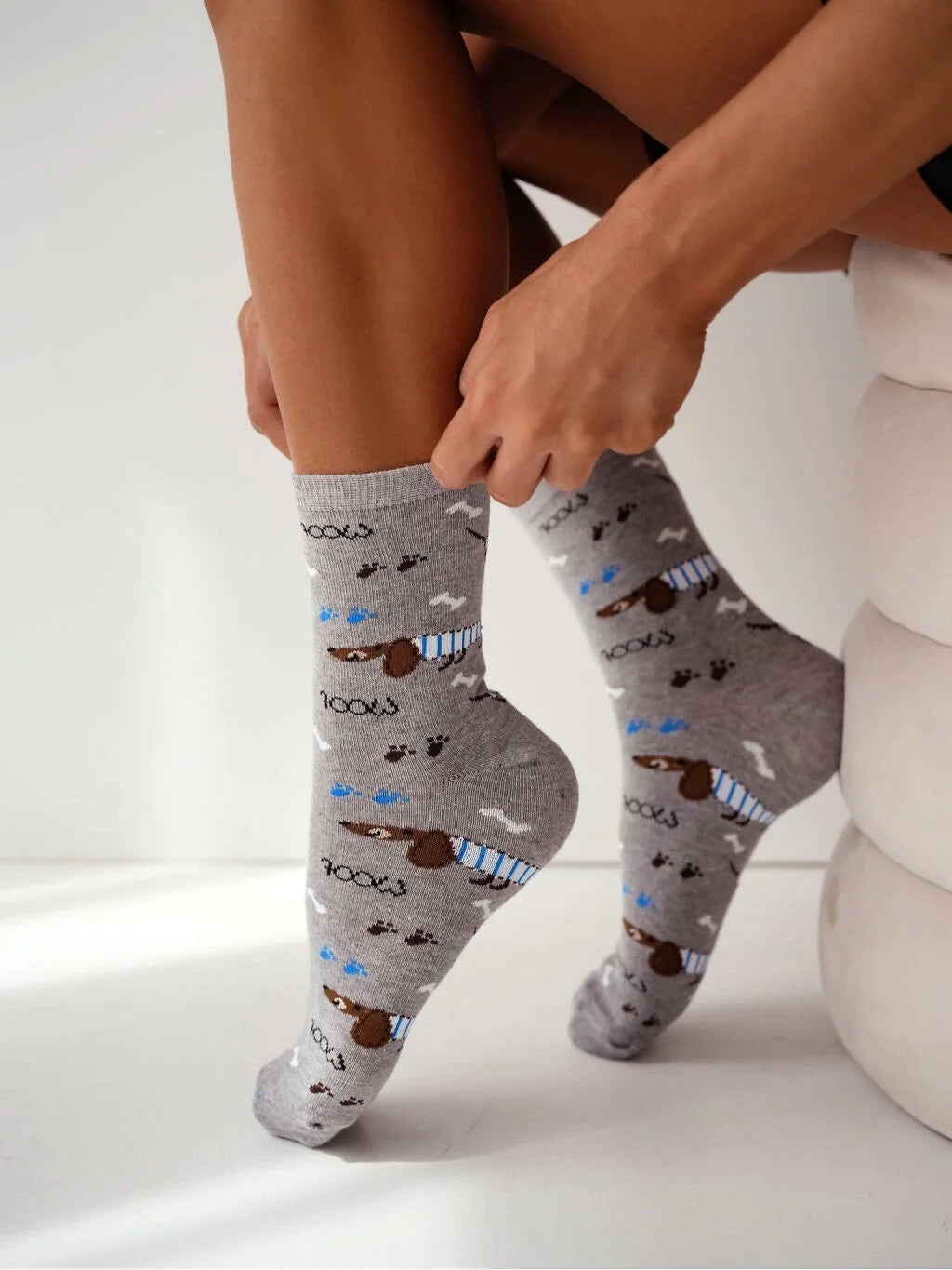 0200.243 - calza donna corta in cotone elasticizzato