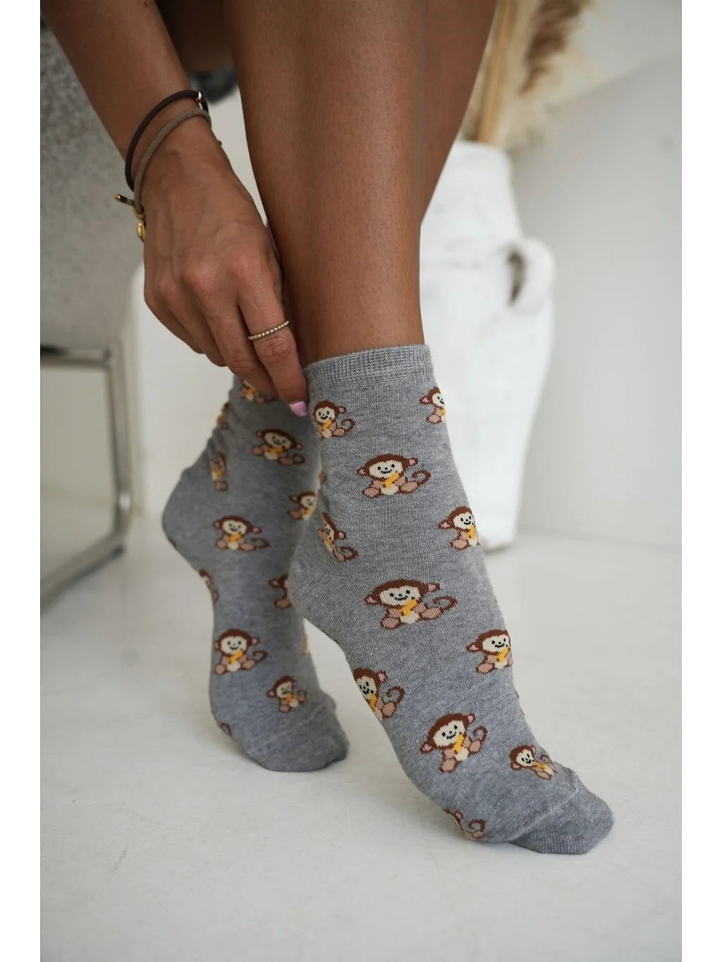 0200.252 - calza donna corta in cotone elasticizzato