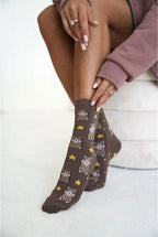 0200.262 - calza donna corta in cotone elasticizzato
