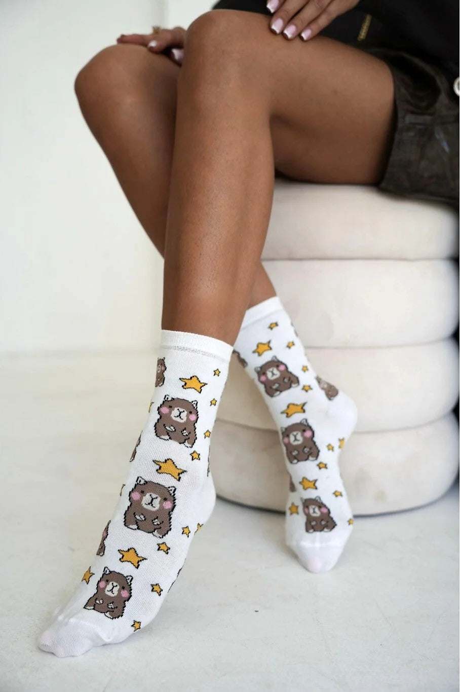 0200.262 - calza donna corta in cotone elasticizzato