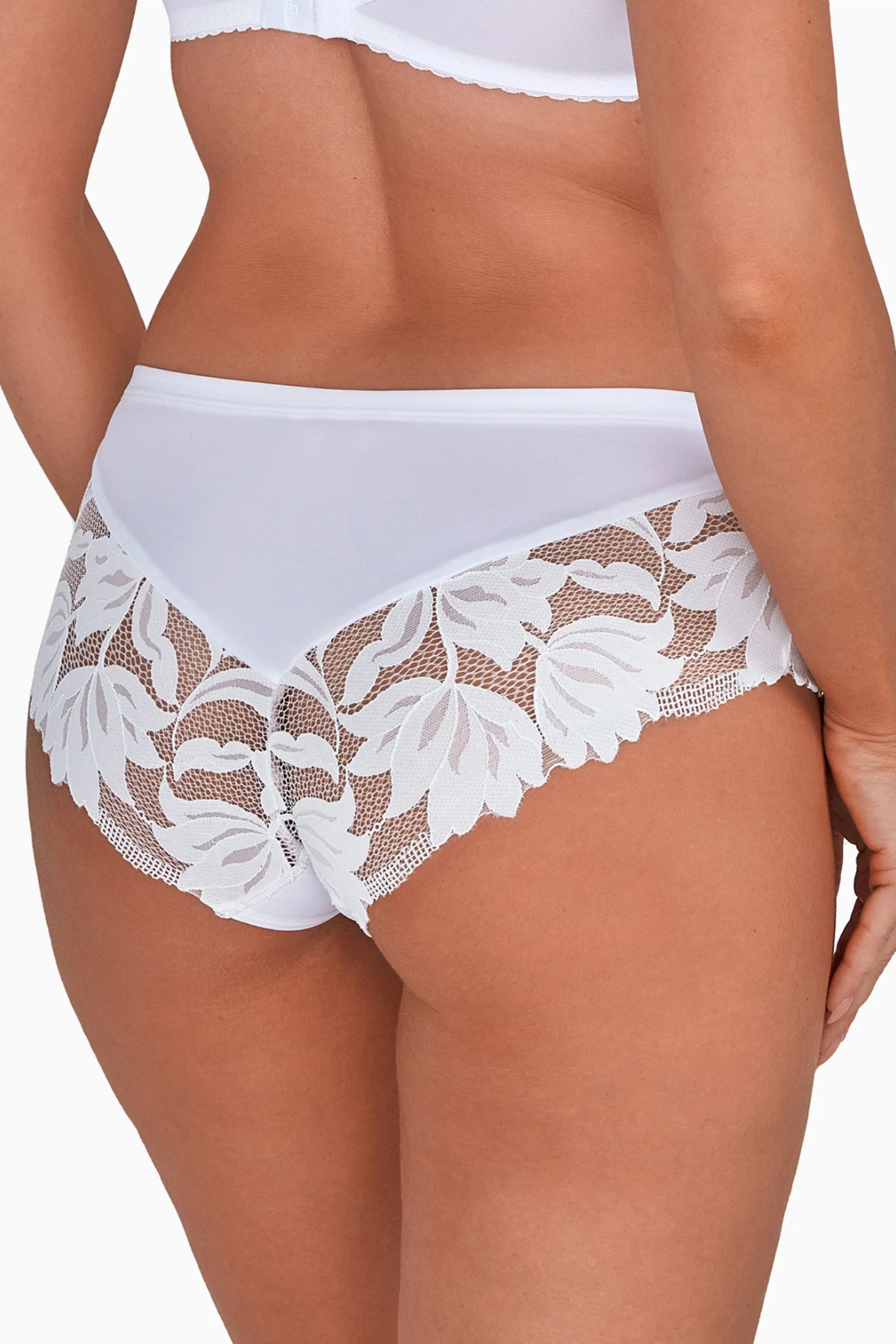 1134 - keto - slip classici da donna in microfibra e pizzo