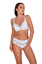 1134 - keto - slip classici da donna in microfibra e pizzo