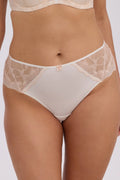 1360 - annalise - slip donna in microfibra e pizzo ecru