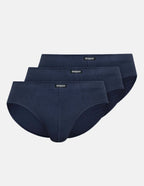 1446 - slip da uomo in 100% cotone - pack 3 pezzi