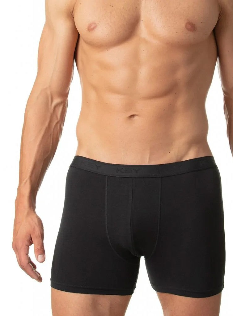 3-Bokserki Key MXM 019 M-2XL granatowy-3
