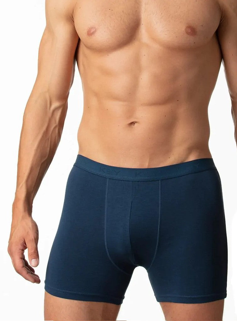 4-Bokserki Key MXM 019 M-2XL granatowy-4