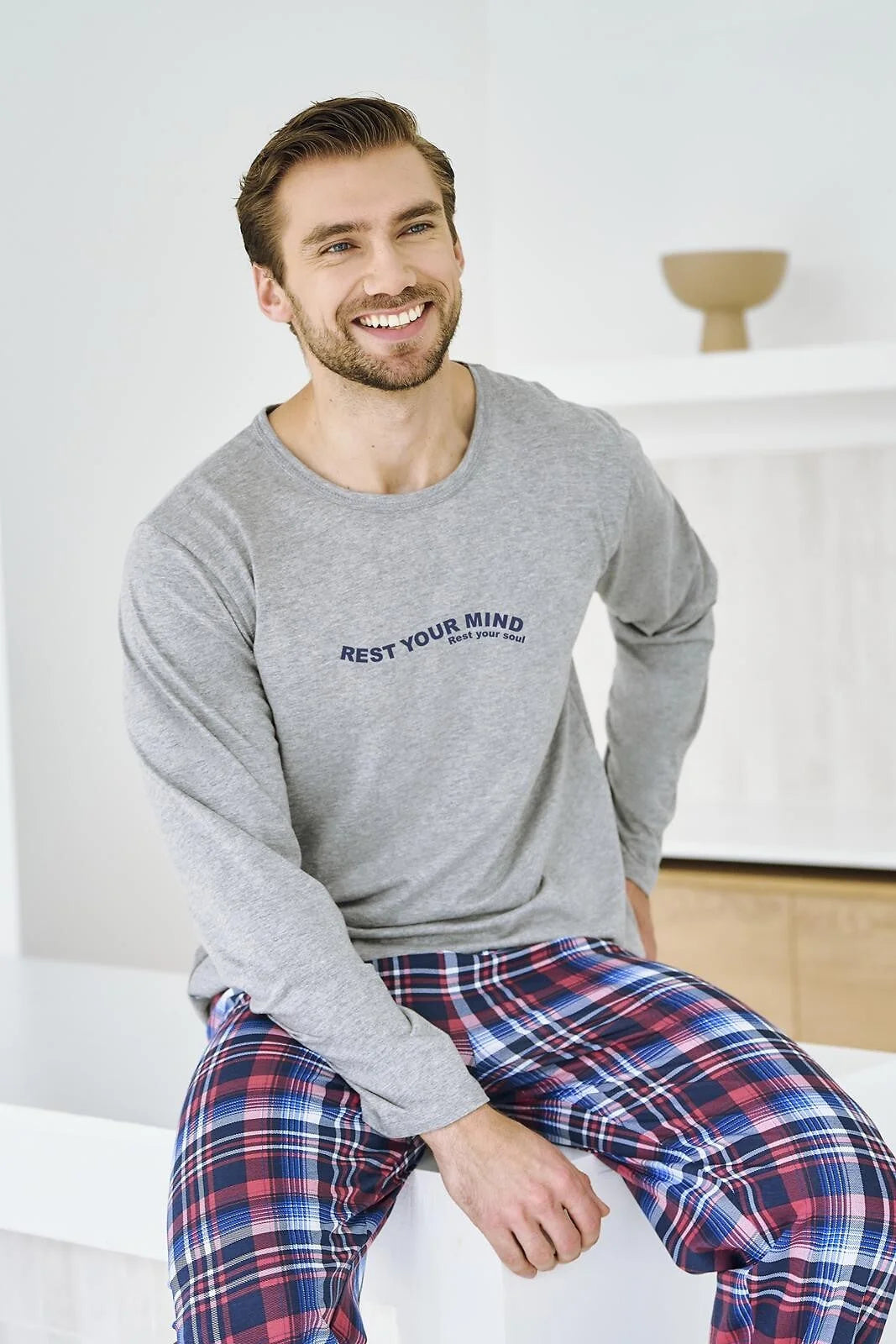 3478 - franco - pigiama uomo – comfort classico e stile