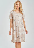 3538 - fiora - camicia da notte donna in cotone