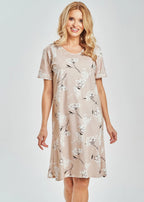3538 - fiora - camicia da notte donna in cotone