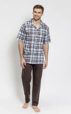 3579 - alexander - pigiama uomo in cotone con giacca