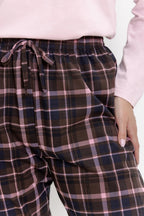 3619 - kayla - pigiama da donna in cotone con maglia