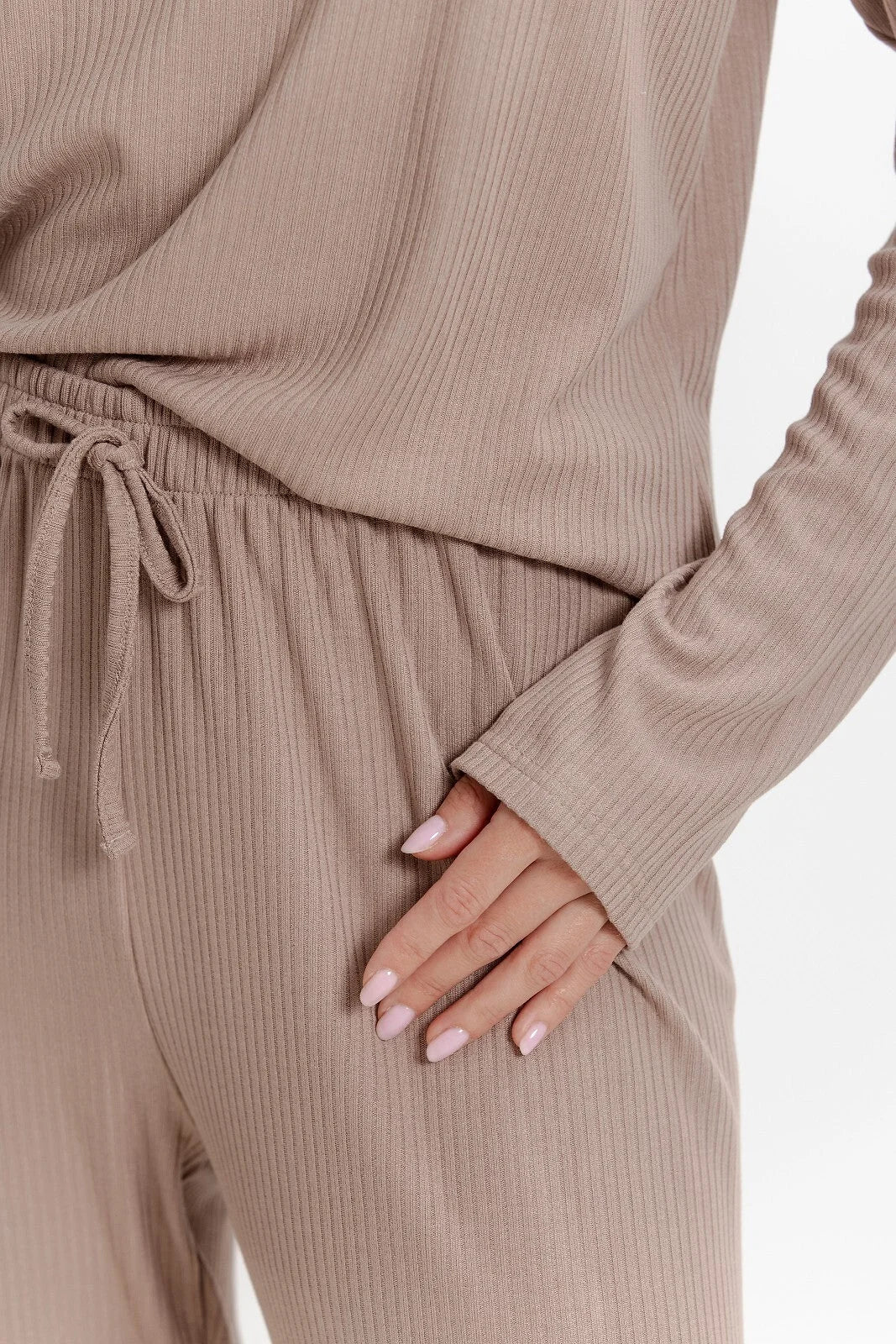 3621 - marilla - pigiama da donna in viscosa a costine