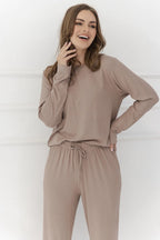 3621 - marilla - pigiama da donna in viscosa a costine