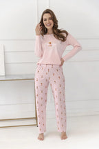 3623 - nola - pigiama da donna in cotone con maglia