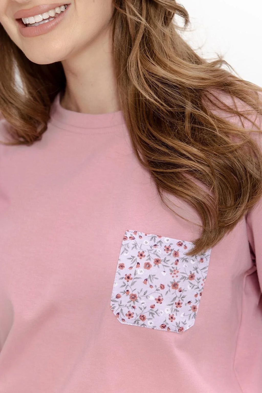 3629 - agnessa - pigiama da donna in cotone con maniche